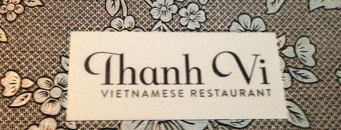 Thanh Vi is one of Seattle's taste of Vietnamese Cuisine.
