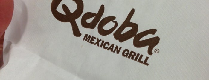 Qdoba Mexican Grill is one of Tempat yang Disukai Ninah.