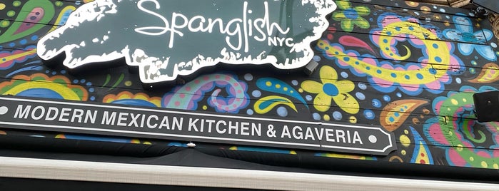 Spanglish NYC Restaurant is one of Estelle’s Liked Places.