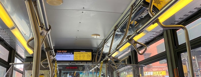 MTA Bus - W 57 St & 10 Av (M11/M12/M31/M57/X12/X14/X30/X42) is one of hot spots.