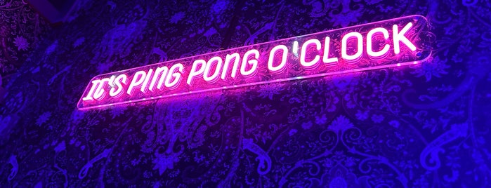 Space Ping Pong is one of NYC Nightlife & ToDo 2022+.