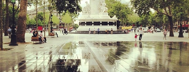 Place de la République is one of love Paris.