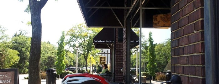 Caribou Coffee is one of Study spots.
