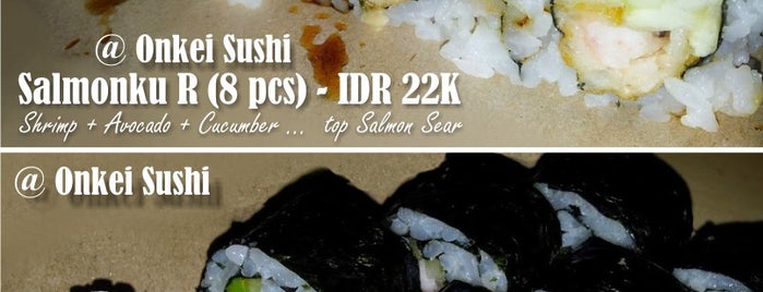 Onkei sushi is one of Lokasi Makan di Mojokerto.