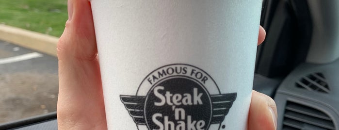 Steak 'n Shake is one of fav places.