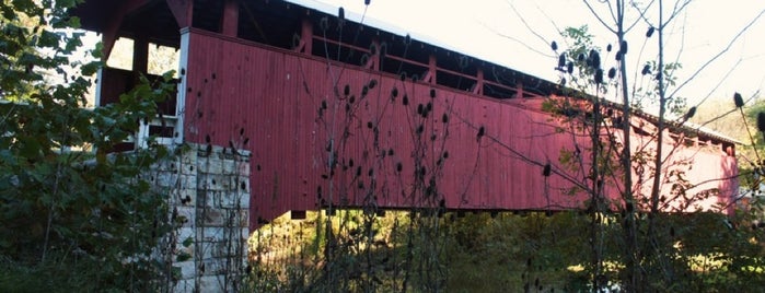 Herline Covered Bridge is one of Historic Bridges and Tinnels.