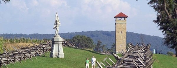 Antietam battlefield is one of Ghostly Destinations.