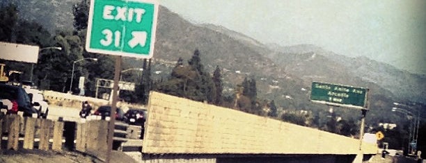 Interstate 210 at Exit 31 is one of Los Angeles area highways and crossings.