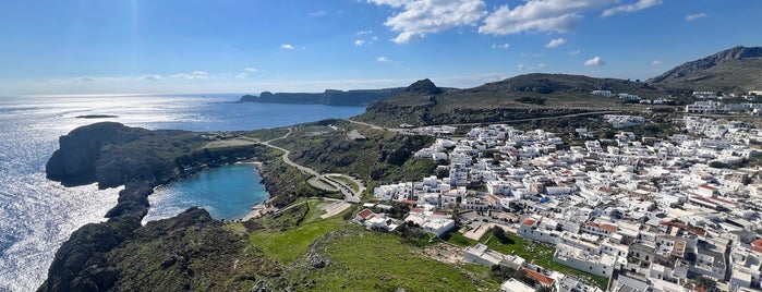 Acropolis of Lindos is one of 21-07-24T0815 Seabourn Odyssey.