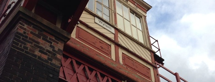 Wylam Railway Station (WYM) is one of station pub.
