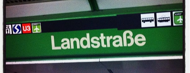 H Landstraße is one of Busstationen.