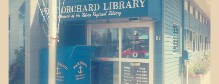 Port Orchard Library is one of places i like.