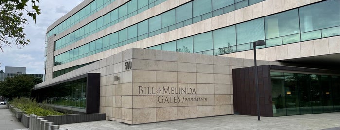 Bill & Melinda Gates Foundation is one of Seattle.