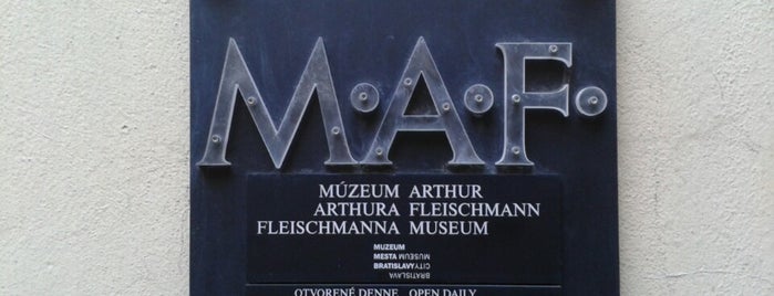 Múzeum Arthura Fleischmanna is one of Bratislava.
