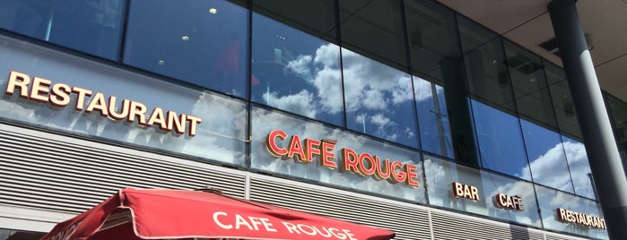Café Rouge is one of London eateries.