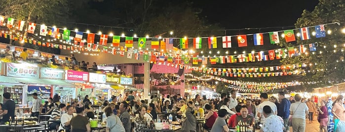 Luangprabang Night Market is one of Laos.