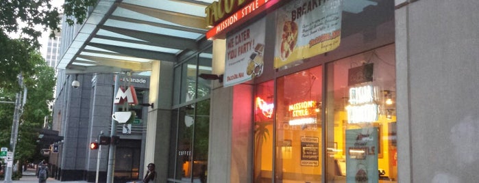 Taco Del Mar is one of fast food near SLU.