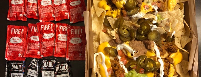 Taco Bell is one of vegan food in the west hills.