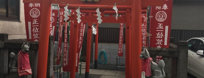 笠森稲荷神社 is one of 神社.