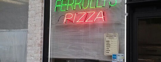 Ferrullis pizzeria is one of New Jersey Local Eats.