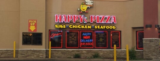 Happy's Pizza is one of Noshes and Sips.