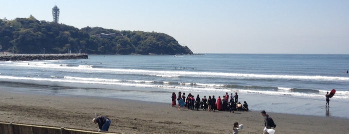 片瀬西浜海水浴場 is one of 江の島〜鎌倉〜葉山ポタ♪.