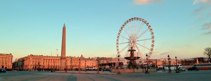 Place de la Concorde is one of Week-end à Paris.