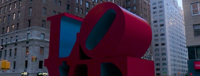 LOVE Sculpture by Robert Indiana is one of Manhattan.