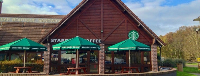 Starbucks is one of Orte, die ozlem gefallen.