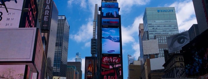 Times Square is one of Manhattan.