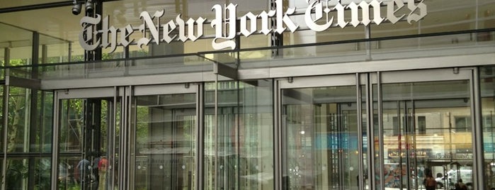 The New York Times Building is one of Manhattan.