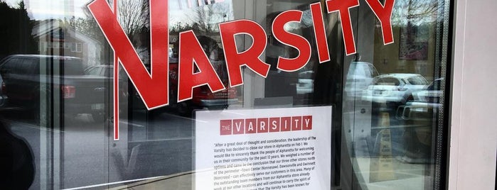 The Varsity is one of Awesome Places to Eat in Alpharetta, GA.