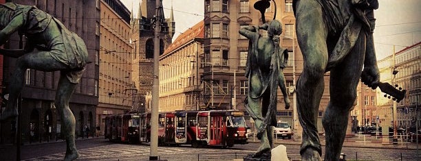 Senovážné náměstí is one of Prague.