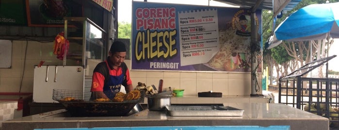 Goreng Pisang Cheese is one of Melaka eateries.