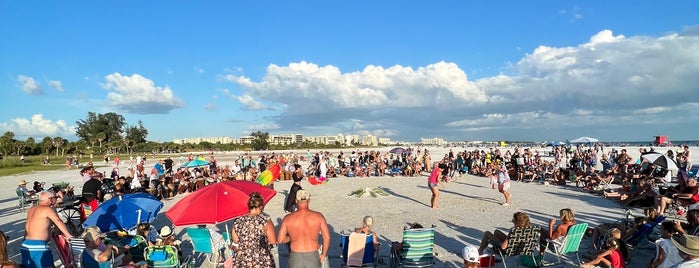 Siesta Key Beach Drum Circle is one of with Mechele Leonard.