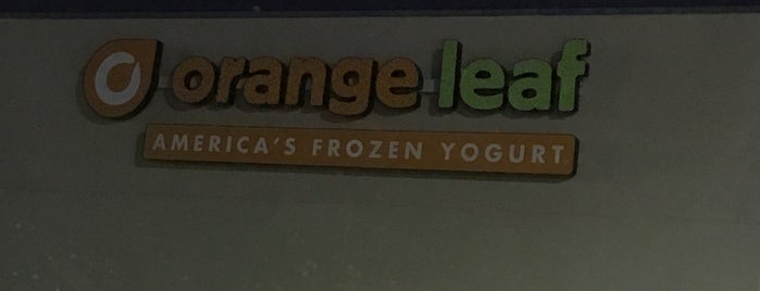 Orange Leaf Frozen Yogurt is one of Midland.