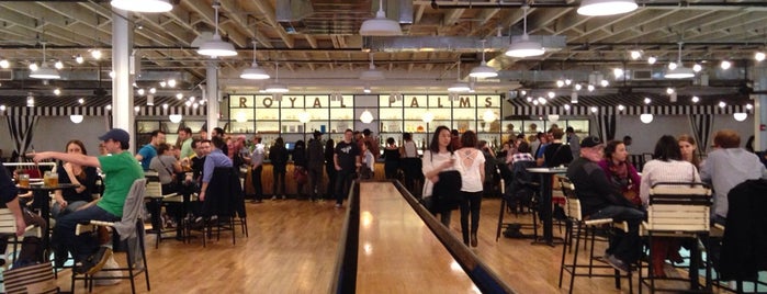The Royal Palms Shuffleboard Club is one of NYC Favorites.