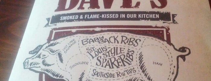 Famous Dave's is one of La-Tica'nın Kaydettiği Mekanlar.