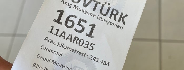 TÜVTÜRK Araç Muayene İstasyonu is one of Mayorship.