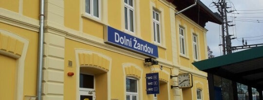 Železniční stanice Dolní Žandov is one of Železniční stanice ČR: Č-G (2/14).