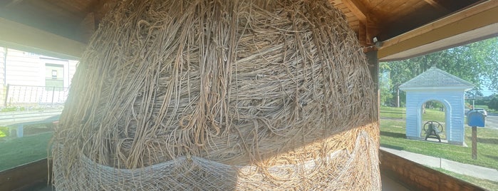 World's Largest Twine Ball   (made by one man) is one of World's Largest.