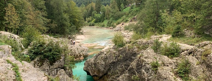 Velika korita Soče / Soča River Canyon is one of Bled and Soca Valley.