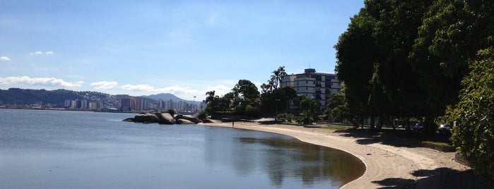 Praia do Bom Abrigo is one of Florianópolis.