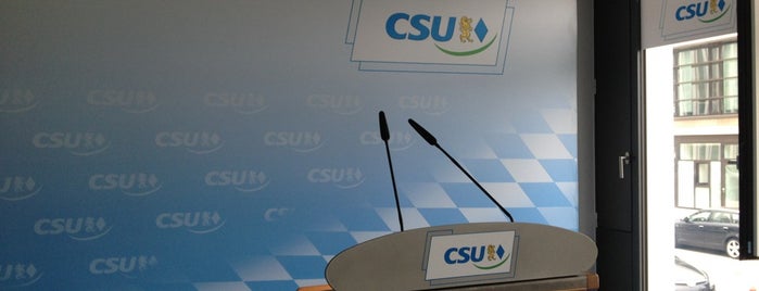 CSU Wahlkampfzentrale is one of Tempat yang Disukai Christian.