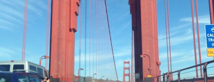 Golden Gate Bridge Toll Plaza is one of San Francisco.