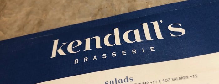 Kendall's Brasserie is one of Places to Try - Food.