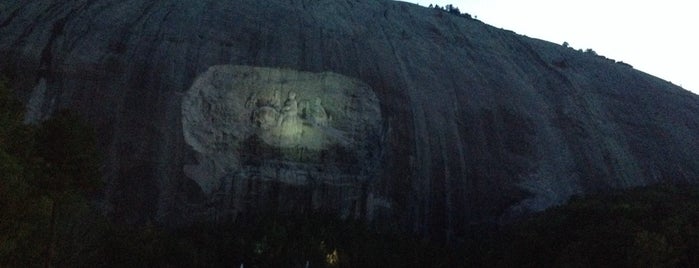 Stone Mountain Park is one of Fear and Loathing in America.
