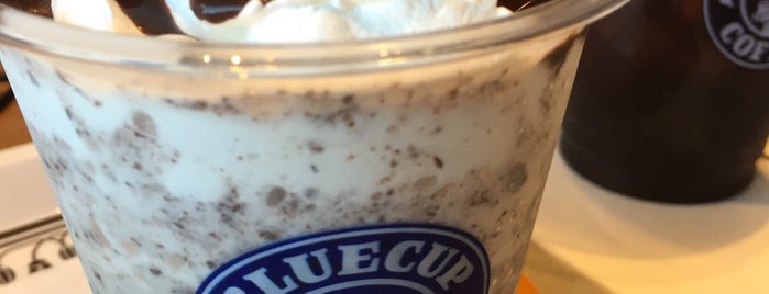 BLUECUP COFFEE is one of cafe visited.