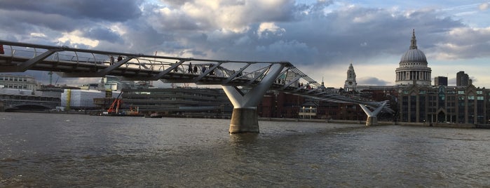 Millennium Bridge is one of Thames Crossings.