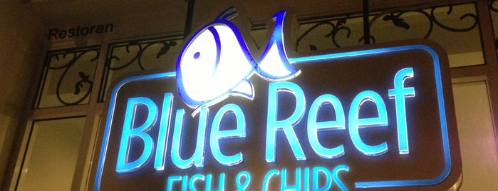 Blue Reef Fish & Chips is one of Tempat yang Disukai Dave.